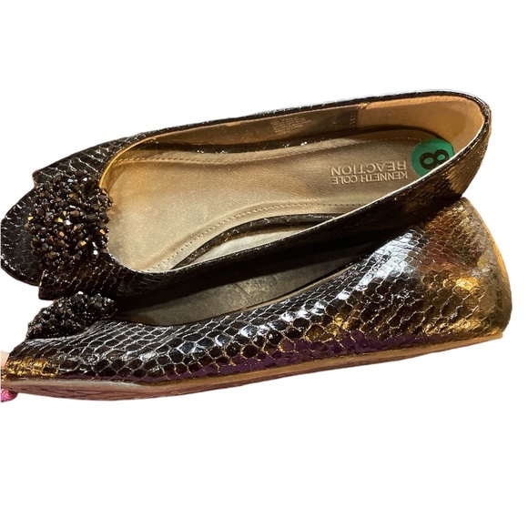 Kenneth Cole Reaction Peep Toe Flats size 8 - Picture 5 of 5